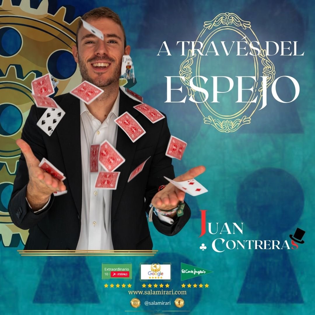 Cartel de A través del espejo — Sala Mirari, Málaga