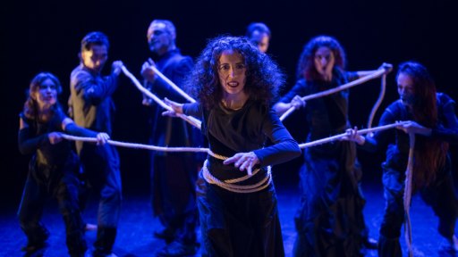 Cartel de ANTÍGONA, LA ESTIRPE MALDITA — Teatro Cervantes, Málaga