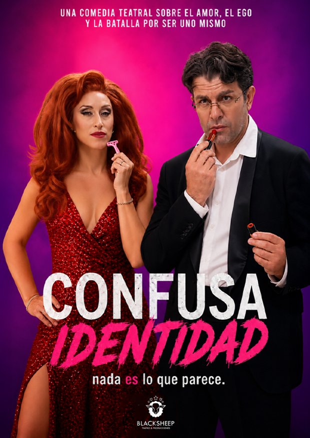 Cartel de Confusa Identidad — Auditorio Felipe VI, Estepona