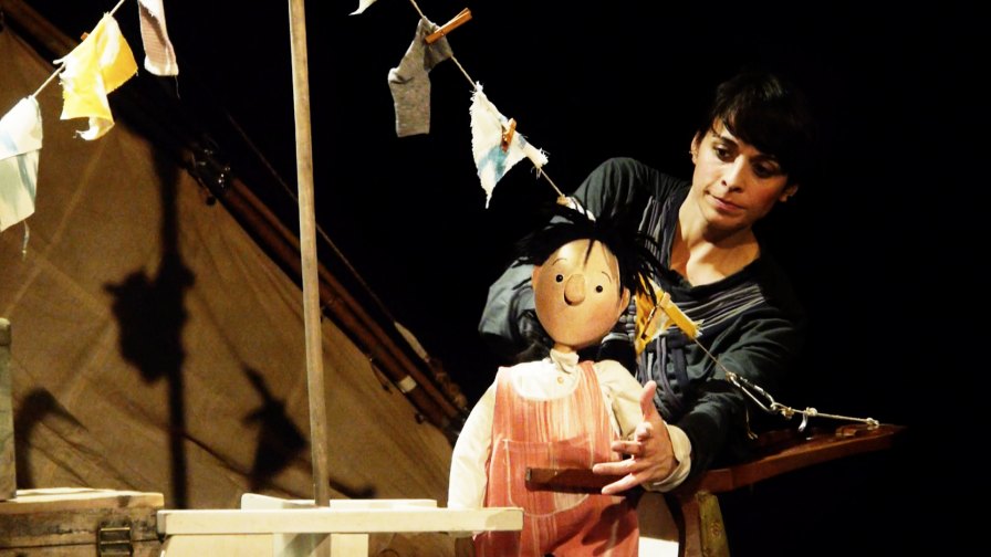 Cartel de ¿DÓNDE ESTÁ CUANDO YA NO ESTÁ? — Teatro Echegaray, Málaga