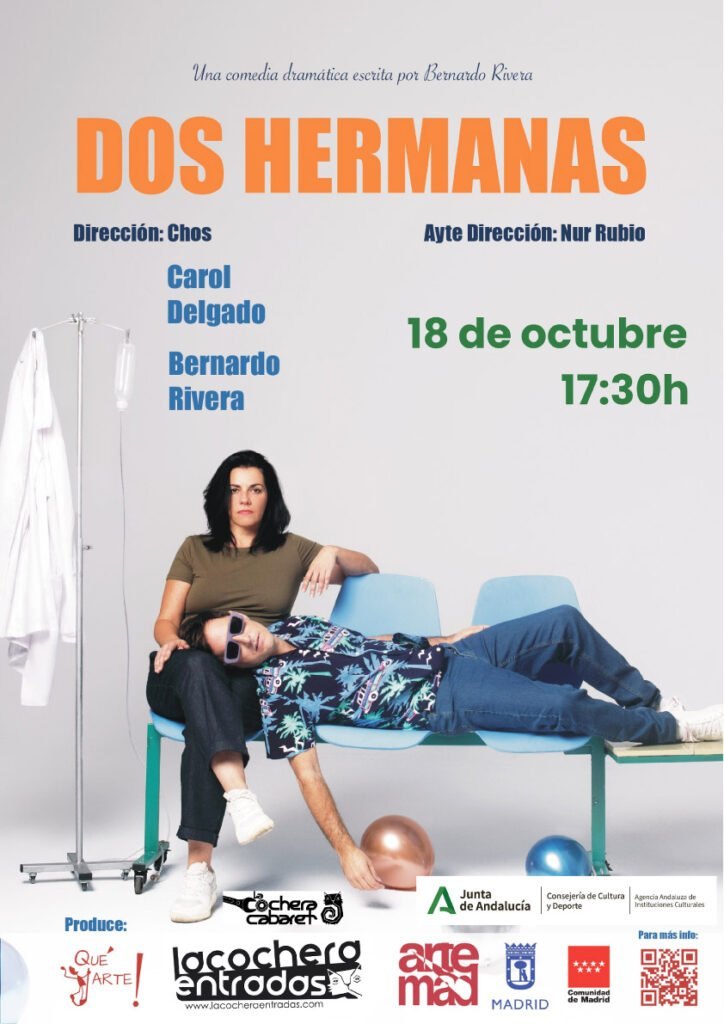Cartel de DOS HERMANAS — La Cochera Cabaret, Málaga