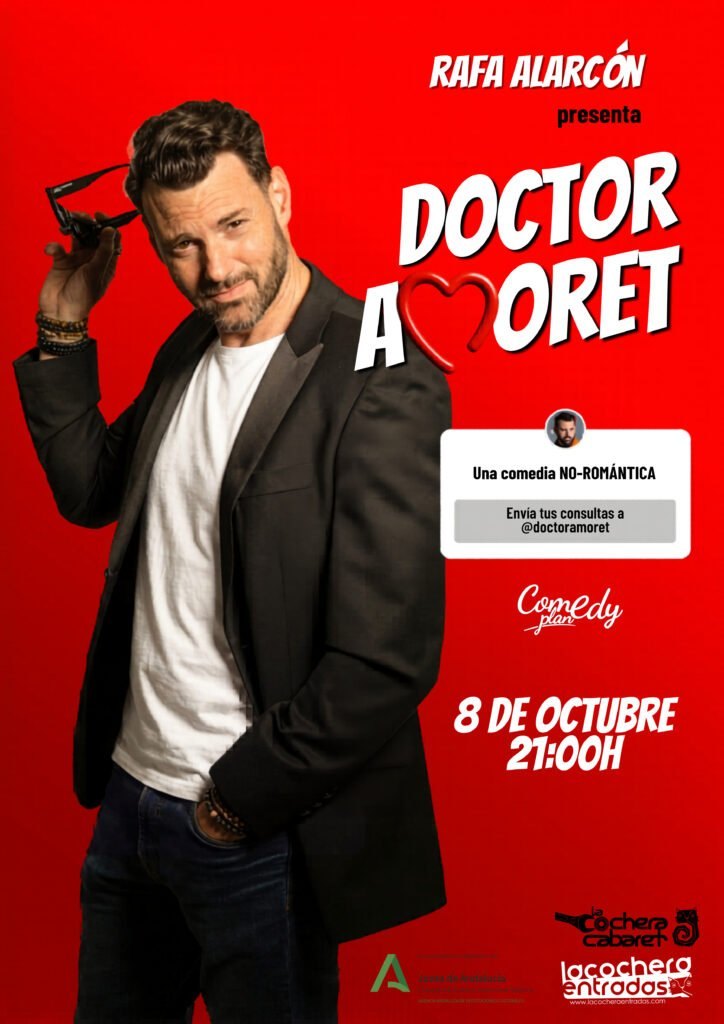 Cartel de DR. AMORET — La Cochera Cabaret, Málaga
