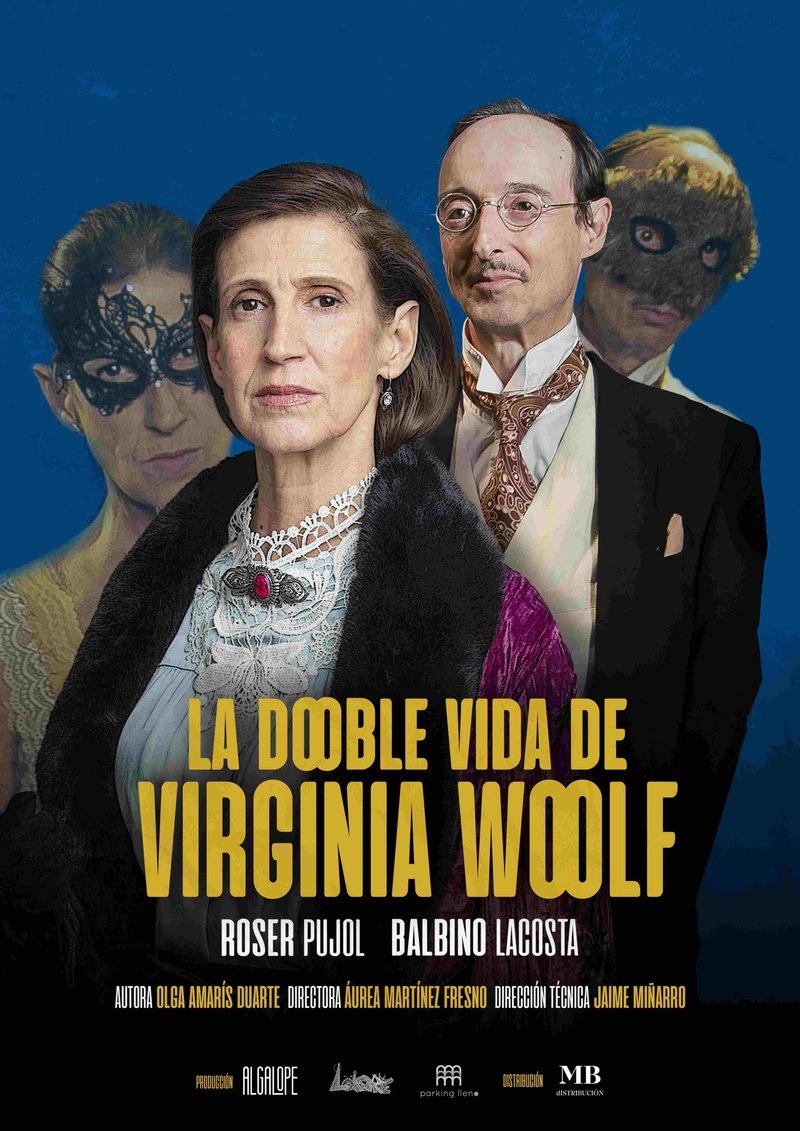 Cartel de La doble vida de Virginia Woolf — Casa de Cultura de Fuengirola, Fuengirola