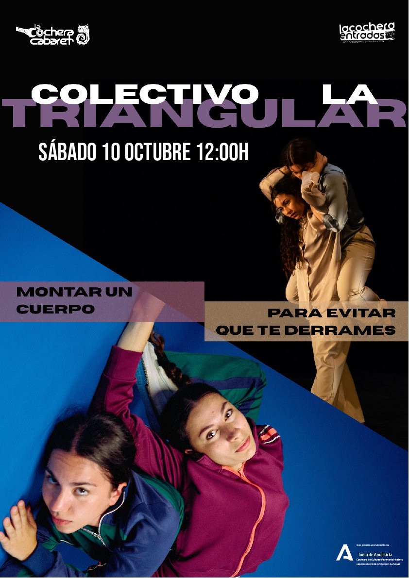 Cartel del Espectáculo de MONTAR UN CUERPO & PARA EVITAR QUE TE DERRAMES en La Cochera Cabaret, Málaga — sábado, 10 de octubre de 2026