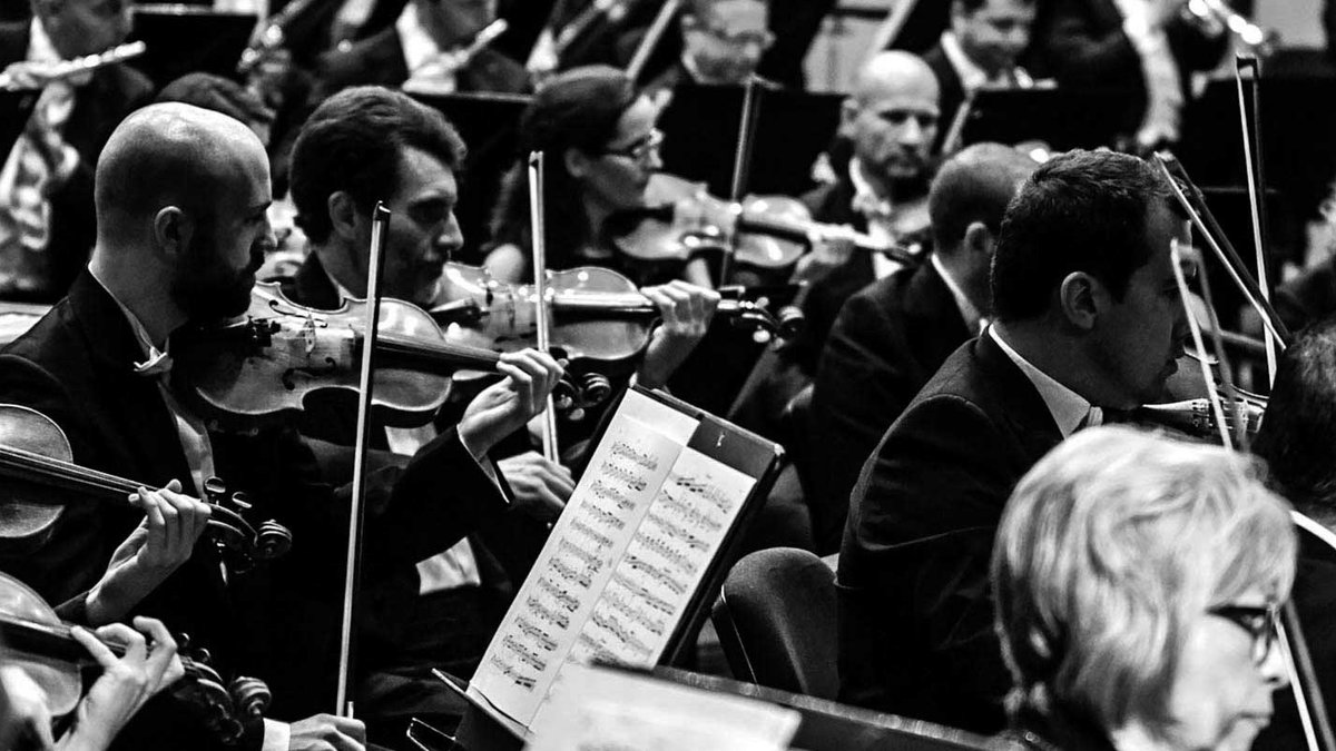 Cartel del Espectáculo de OFM · Wagner, Strauss y Schubert en Teatro Cervantes, Málaga