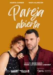 Cartel del Espectáculo de PAREJA ABIERTA en La Cochera Cabaret, Málaga — viernes, 28 de mayo de 2027