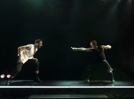 Cartel de R & J (Romeo y Julieta) — Teatro Cánovas, Málaga