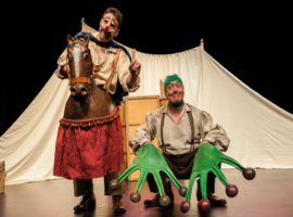 Cartel del Espectáculo de Rucs. El maleficio del brujo en Teatro Cánovas, Málaga