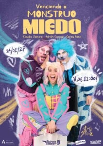 Cartel del Espectáculo de VENCIENDO A MONSTRUO MIEDO en La Cochera Cabaret, Málaga — domingo, 24 de enero de 2027